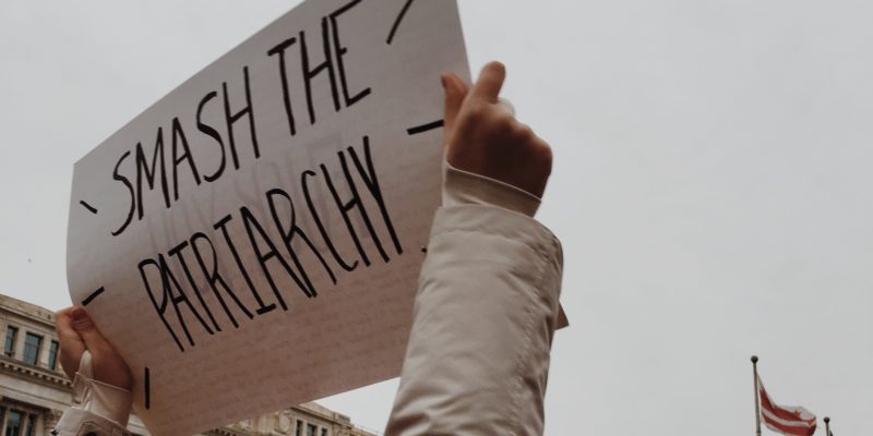 Demoschild: Smash the Patriarchy